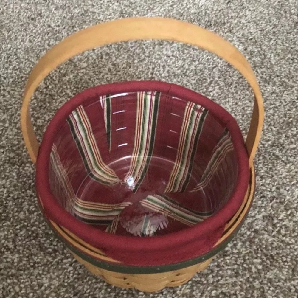 Longaberger Christmas Holiday Basket Set